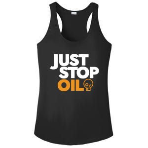 Groom Just Stop Oil Ladies PosiCharge Competitor Racerback Tank