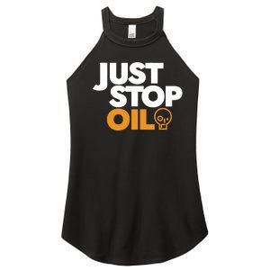 Groom Just Stop Oil Women's Perfect Tri Rocker Tank