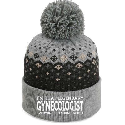 Gynecologist Job Title Employee Funny Worker Gynecologist The Baniff Cuffed Pom Beanie