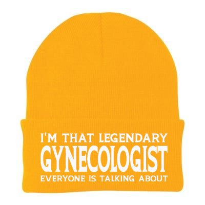 Gynecologist Job Title Employee Funny Worker Gynecologist Knit Cap Winter Beanie