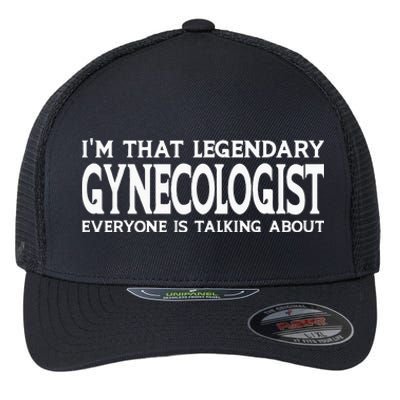 Gynecologist Job Title Employee Funny Worker Gynecologist Flexfit Unipanel Trucker Cap