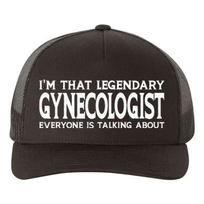 Gynecologist Job Title Employee Funny Worker Gynecologist Yupoong Adult 5-Panel Trucker Hat