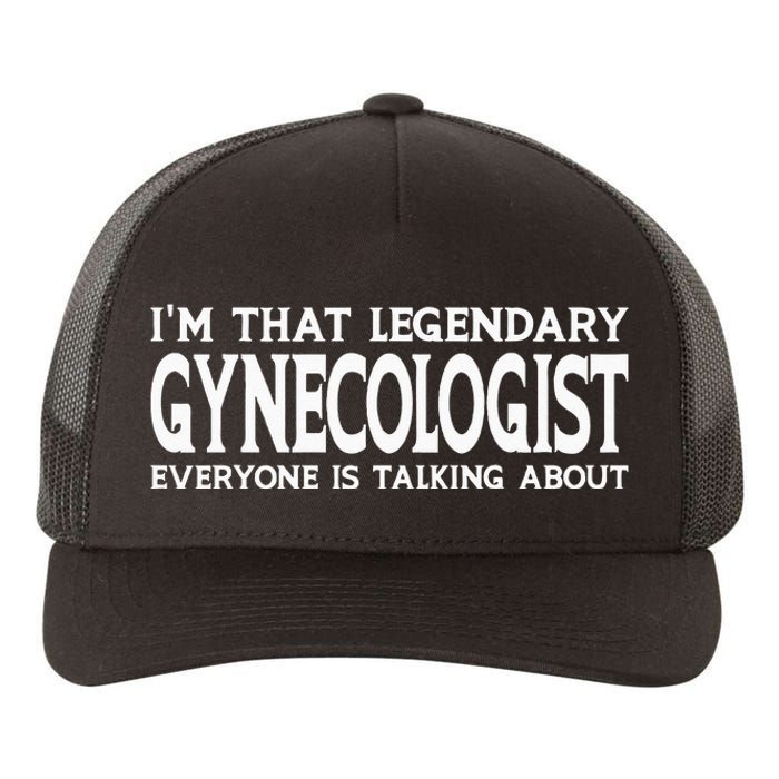 Gynecologist Job Title Employee Funny Worker Gynecologist Yupoong Adult 5-Panel Trucker Hat