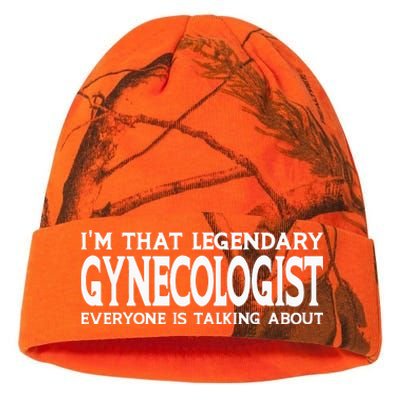 Gynecologist Job Title Employee Funny Worker Gynecologist Kati Licensed 12" Camo Beanie