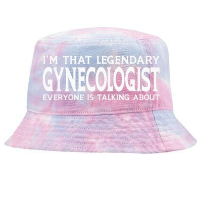 Gynecologist Job Title Employee Funny Worker Gynecologist Tie-Dyed Bucket Hat