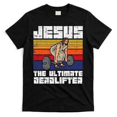 Gym Jesus Ultimate Deadlifter Christian Workout T-Shirt