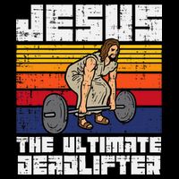 Gym Jesus Ultimate Deadlifter Christian Workout 16 in Basic Backpack