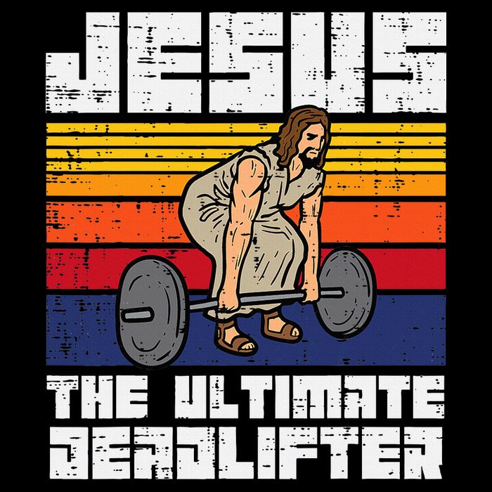 Gym Jesus Ultimate Deadlifter Christian Workout 16 in Basic Backpack