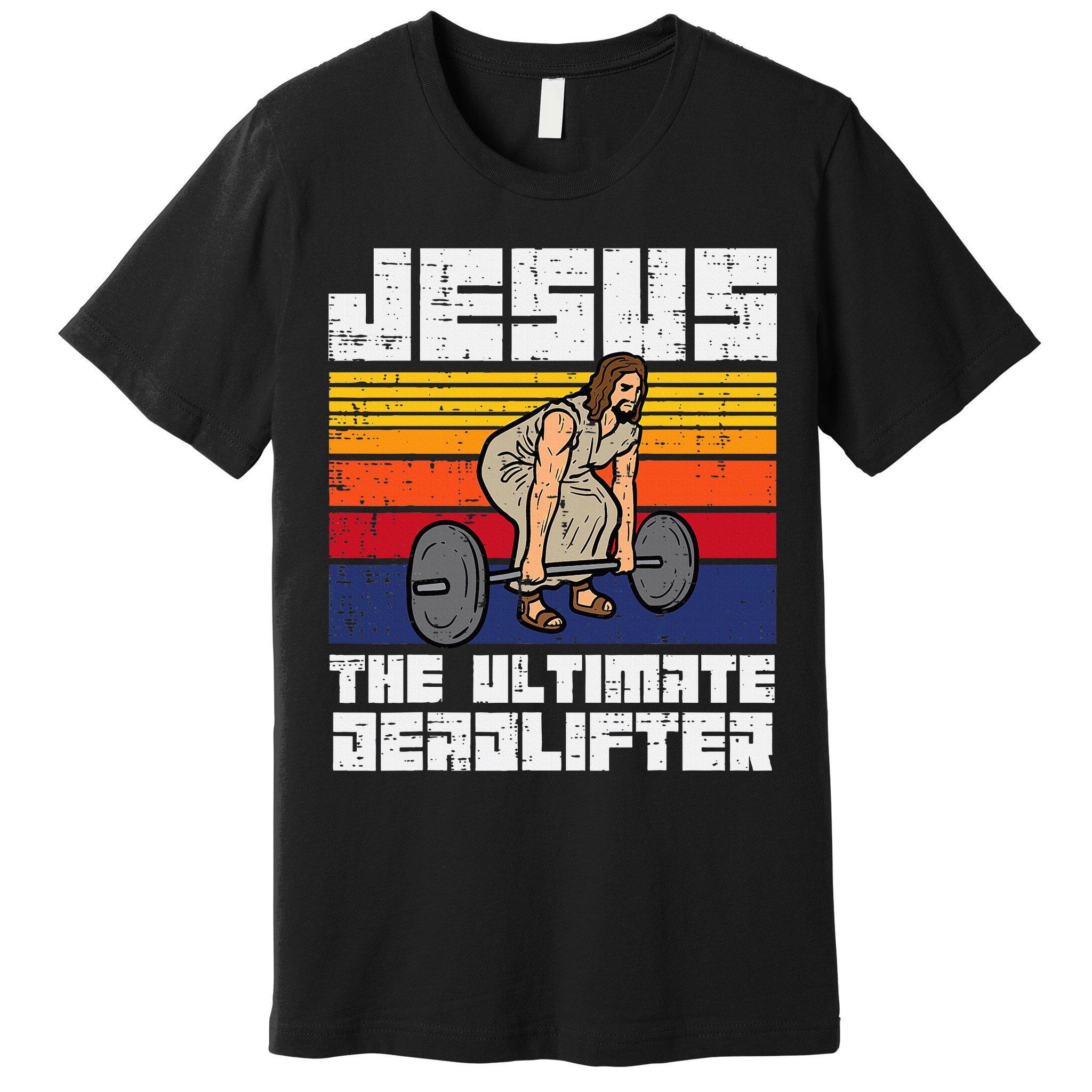 Gym Jesus Ultimate Deadlifter Christian Workout Premium T-Shirt