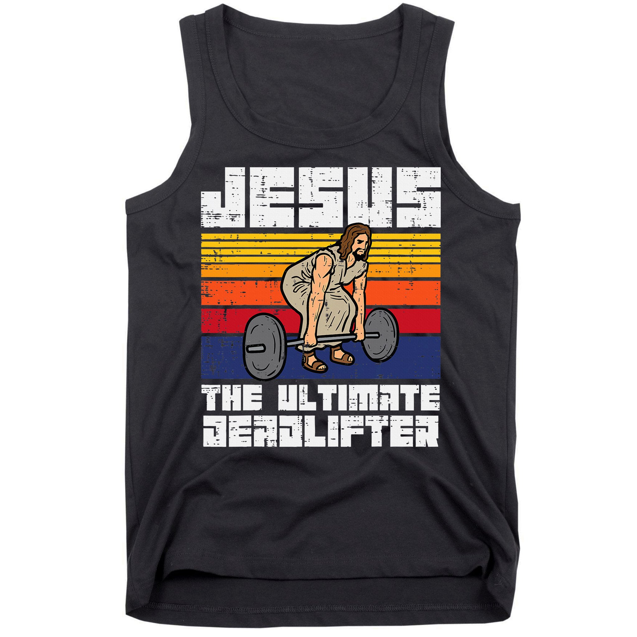 Gym Jesus Ultimate Deadlifter Christian Workout Tank Top