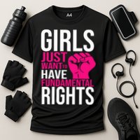 Girl  Just Want To Have Fundamental Rights Cooling Performance Crew T-Shirt