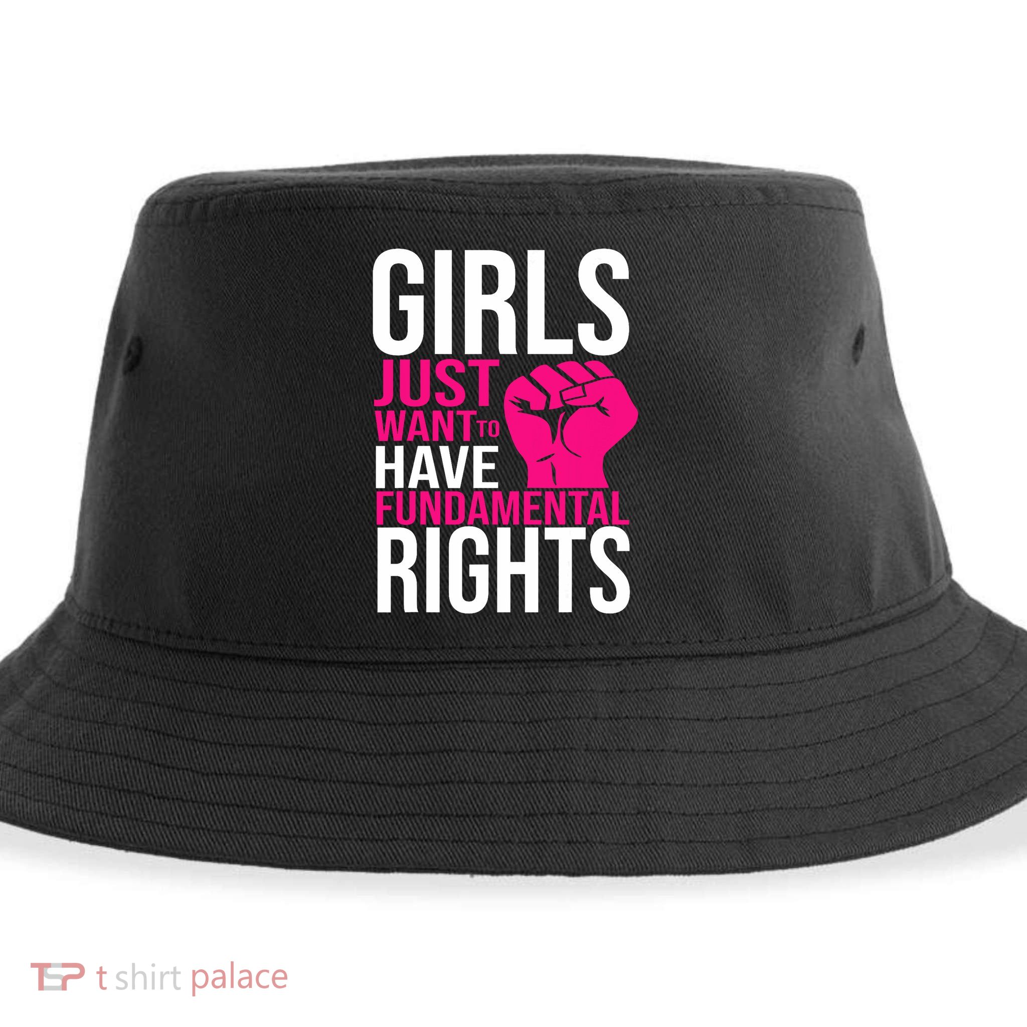 Girl  Just Want To Have Fundamental Rights Sustainable Bucket Hat