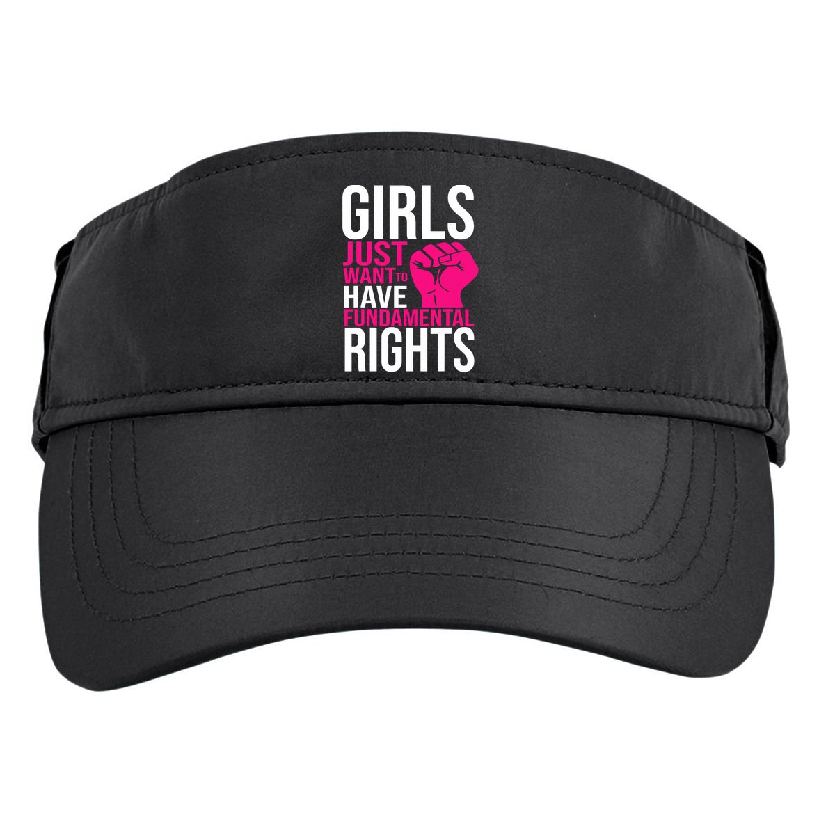 Girl  Just Want To Have Fundamental Rights Adult Drive Performance Visor