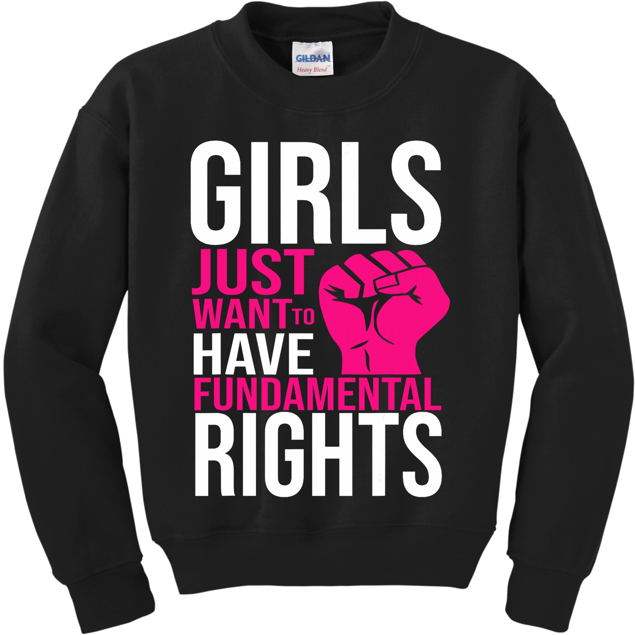 Girl  Just Want To Have Fundamental Rights Kids Sweatshirt