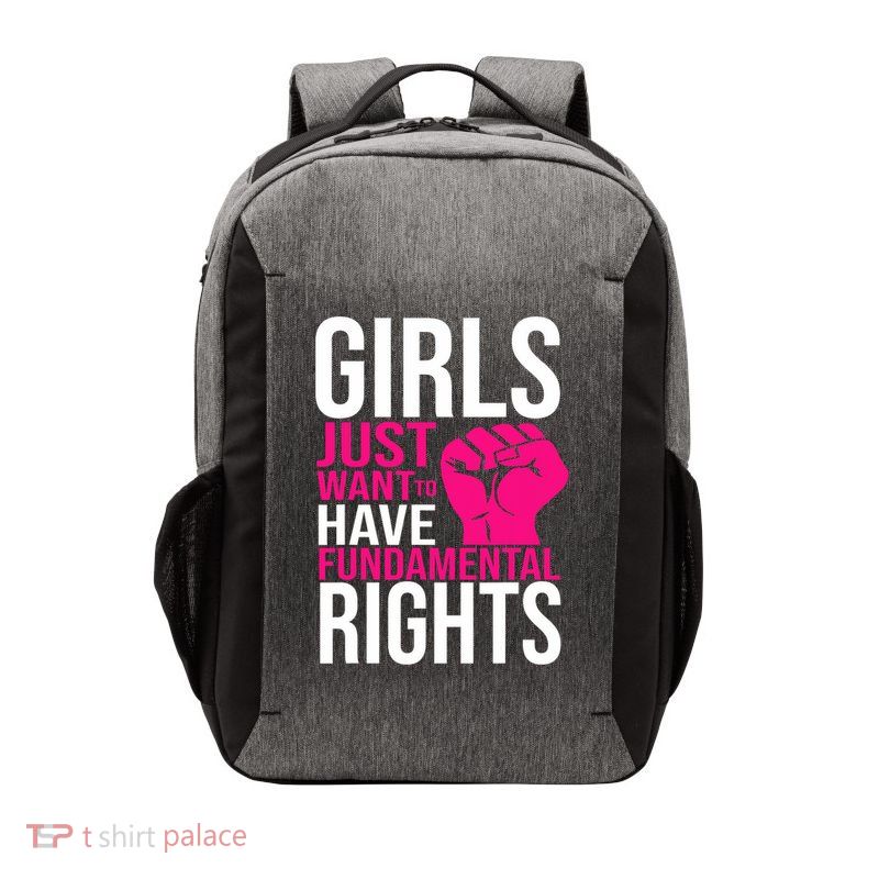 Girl  Just Want To Have Fundamental Rights Vector Backpack