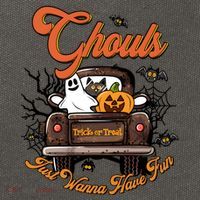 Ghouls Just Wanna Have Fun Witch Halloween Cotton Canvas Backpack