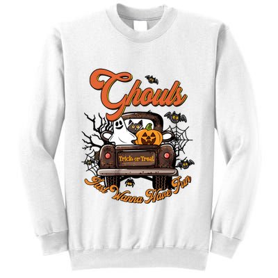 Ghouls Just Wanna Have Fun Witch Halloween Sweatshirt