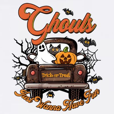Ghouls Just Wanna Have Fun Witch Halloween T-Shirt