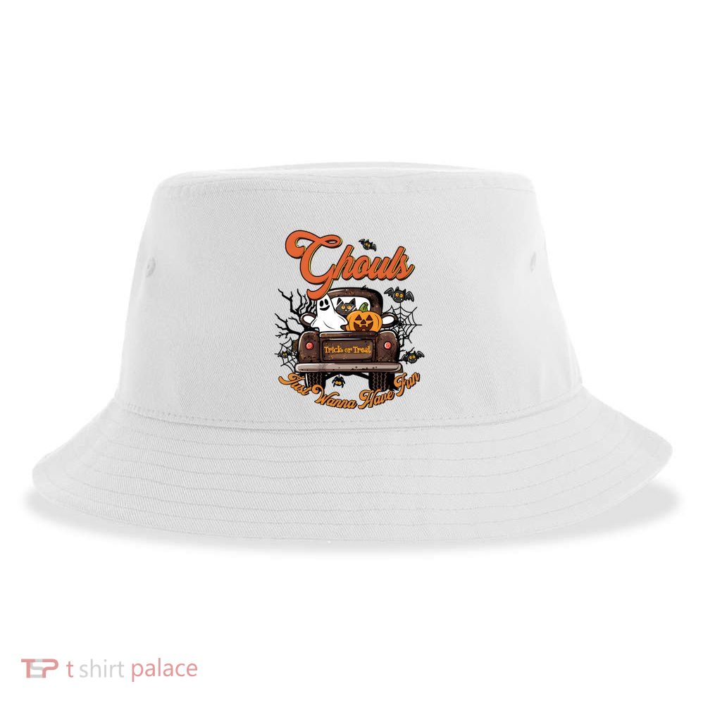 Ghouls Just Wanna Have Fun Witch Halloween Sustainable Bucket Hat
