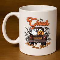Ghouls Just Wanna Have Fun Witch Halloween 11oz C Handle Ceramic Mug