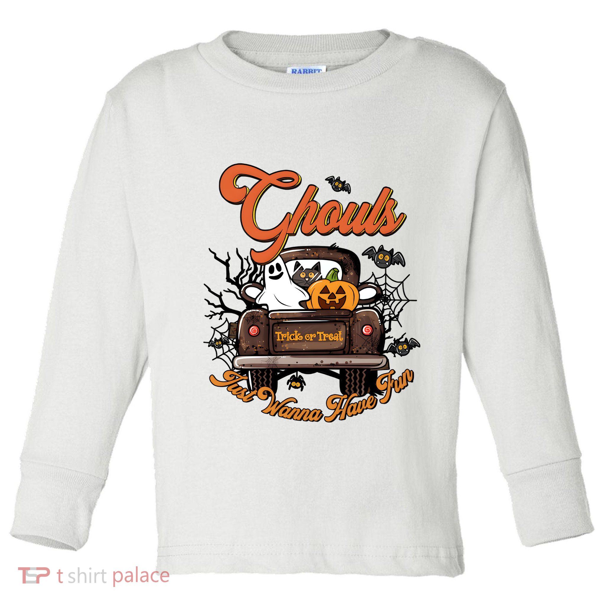 Ghouls Just Wanna Have Fun Witch Halloween Toddler Long Sleeve Shirt