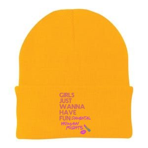 Girls Just Wanna Have Fundamental Human Rights Knit Cap Winter Beanie