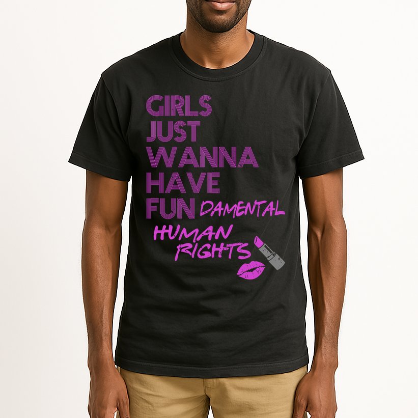 Girls Just Wanna Have Fundamental Human Rights Tall T-Shirt