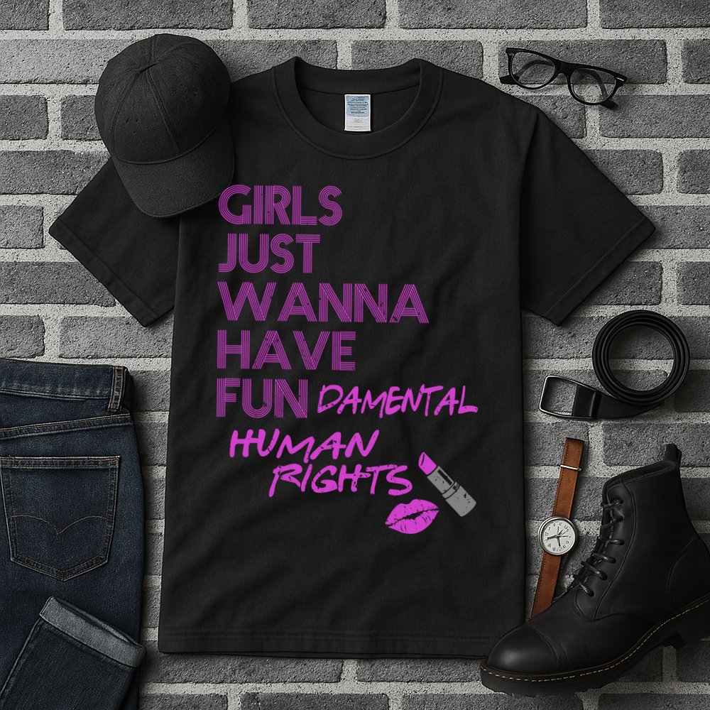 Girls Just Wanna Have Fundamental Human Rights Tall T-Shirt