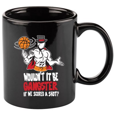 Gic January WouldnT It Be Gangster If We Scored A Shot 11oz C Handle Ceramic Mug