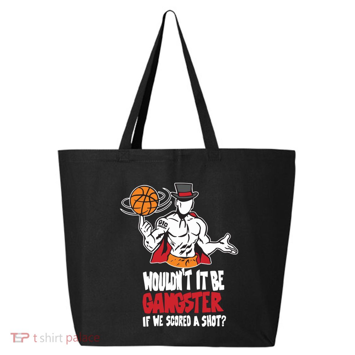 Gic January WouldnT It Be Gangster If We Scored A Shot 25L Jumbo Tote