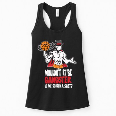 Gic January WouldnT It Be Gangster If We Scored A Shot Womens Tank Top