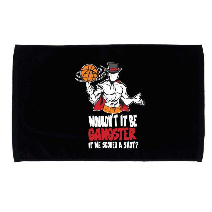 Gic January WouldnT It Be Gangster If We Scored A Shot Microfiber Hand Towel