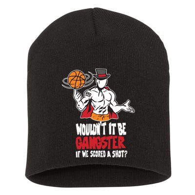 Gic January WouldnT It Be Gangster If We Scored A Shot Short Acrylic Beanie