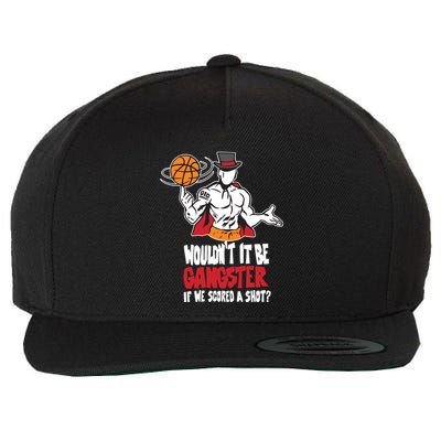Gic January WouldnT It Be Gangster If We Scored A Shot Wool Snapback Cap
