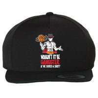 Gic January WouldnT It Be Gangster If We Scored A Shot Wool Snapback Cap