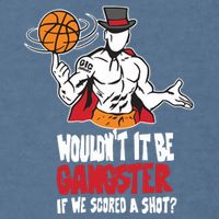 Gic January WouldnT It Be Gangster If We Scored A Shot Garment-Dyed Sweatshirt