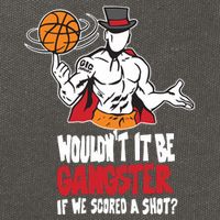 Gic January WouldnT It Be Gangster If We Scored A Shot Cotton Canvas Backpack