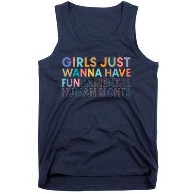 Girls Just Wanna Have Fundamental Rights Tank Top