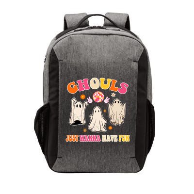 Ghouls Just Wanna Have Fun Halloween Groovy Ghost Vector Backpack