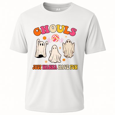 Ghouls Just Wanna Have Fun Halloween Groovy Ghost Performance Shirt