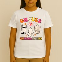 Ghouls Just Wanna Have Fun Halloween Groovy Ghost T-Shirt