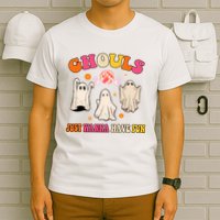 Ghouls Just Wanna Have Fun Halloween Groovy Ghost T-Shirt