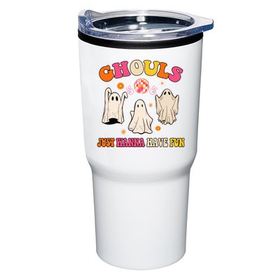 Ghouls Just Wanna Have Fun Halloween Groovy Ghost Tumbler