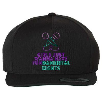 Girl Just Want To Have Fundamental Rights Wool Snapback Cap