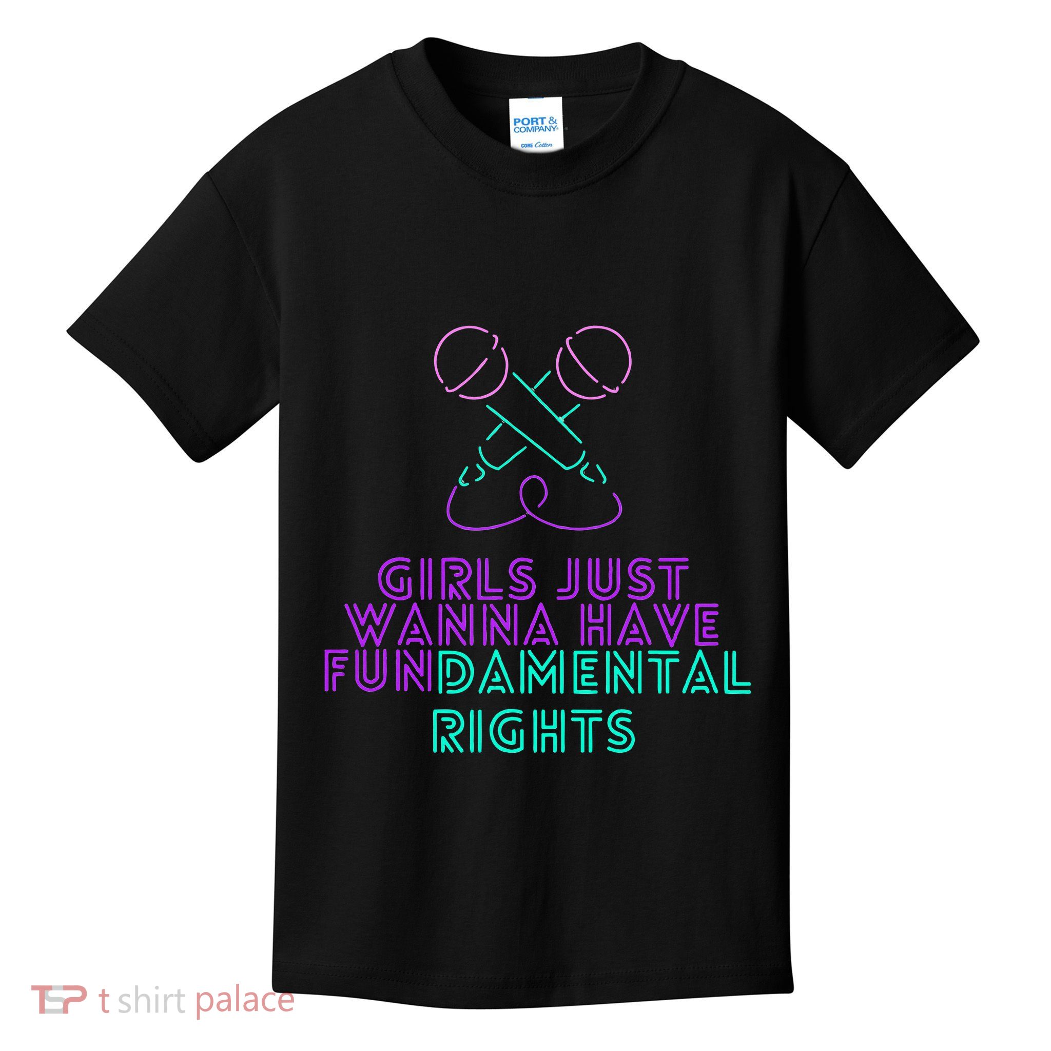 Girl Just Want To Have Fundamental Rights Kids T-Shirt