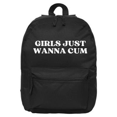 Girl Just Wanna Cum Aesthetic 16 in Basic Backpack