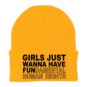 Girls Just Wanna Have Fundamental Human Rights Knit Cap Winter Beanie