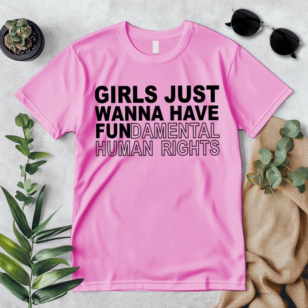 Girls Just Wanna Have Fundamental Human Rights Premium T-Shirt