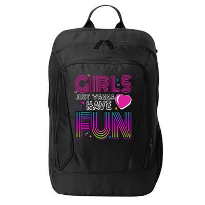 Girls Just Wanna Have Fun 80s Retro Party City Backpack