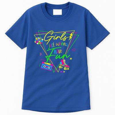 Girl Just Wanna Have Fun This Is My 80s Costume Party Tall T-Shirt